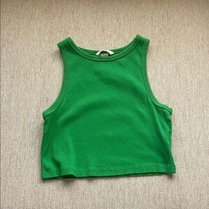 H&M Green Crop Top